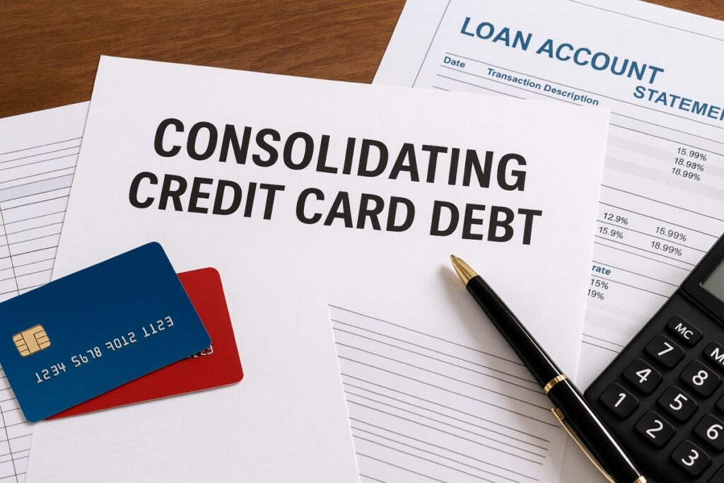 Consolidating credit card debt